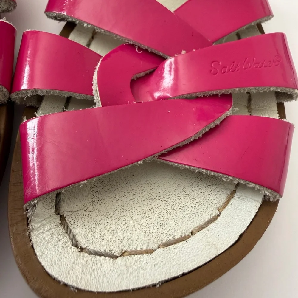 Toddler hot pink salt water sandals